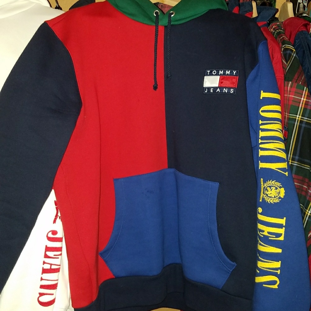 Vintage capsule Tommy Hilfiger colorblock hoodie